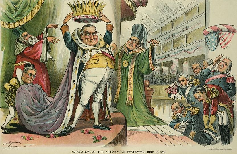 Puck Magazine lampooned McKinley.