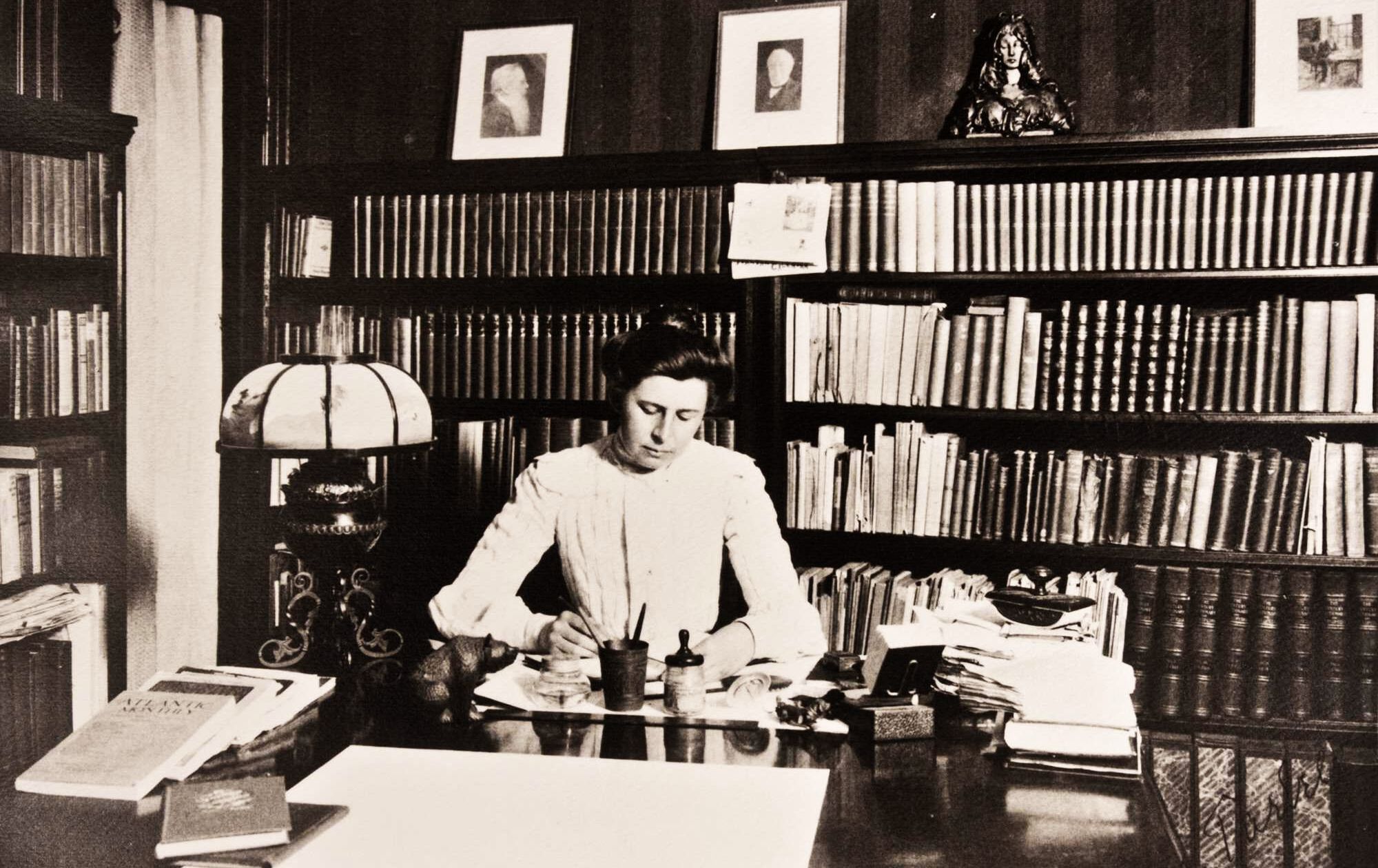 Ida Tarbell in 1905, courtesy of the Ida M. Tarbell Collection, Pelletier Library, Allegheny College